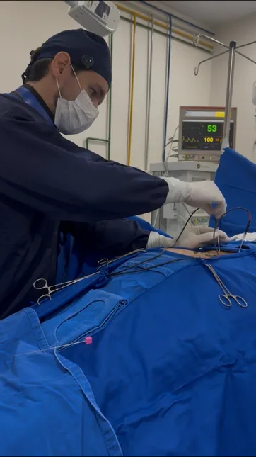 Procedimento intervencionista para dor em ambiente hospitalar